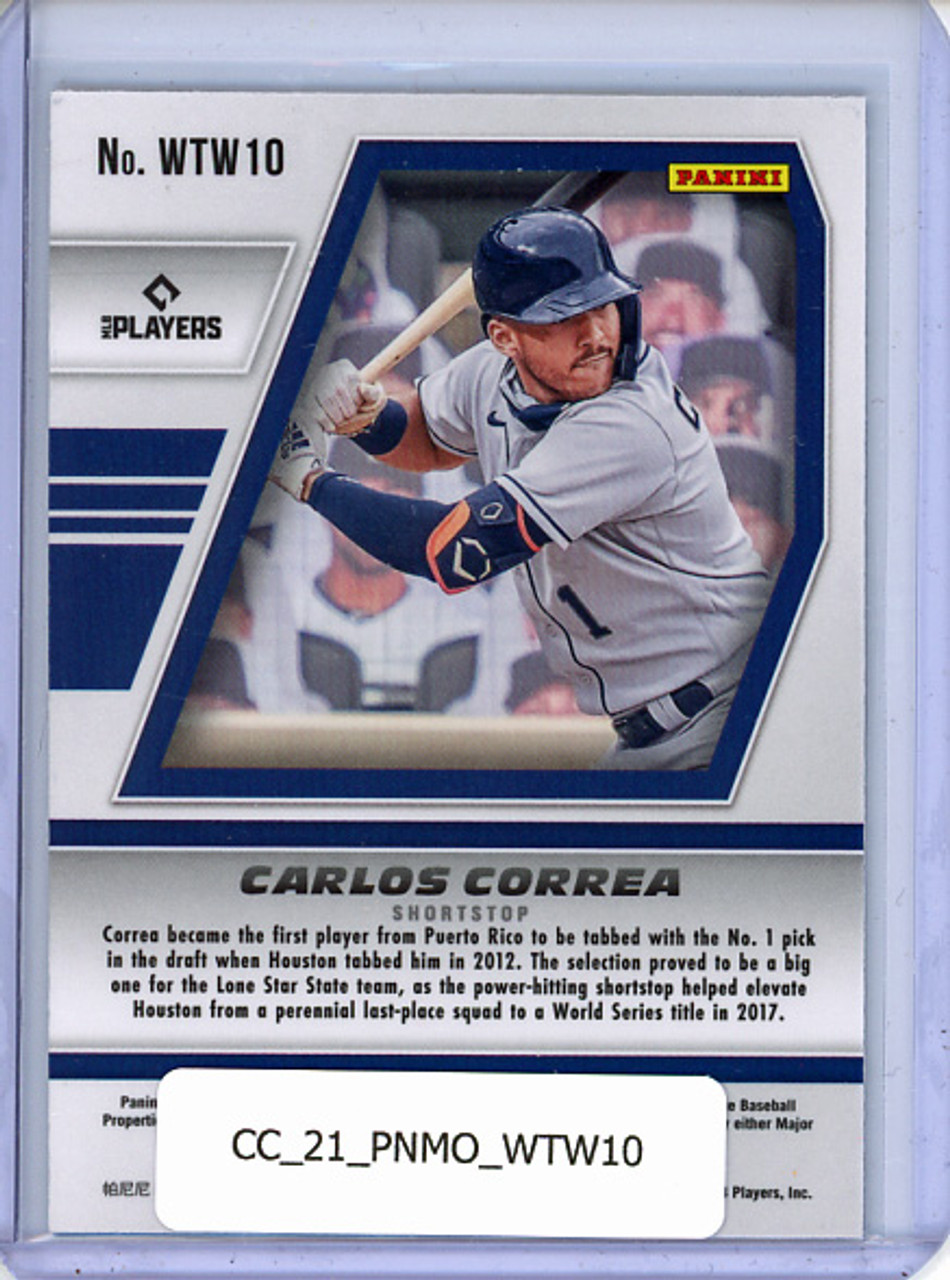 Carlos Correa 2021 Mosaic, Will to Win #WTW10