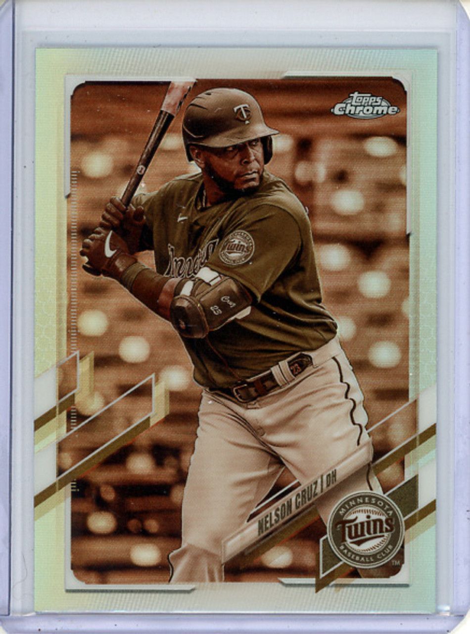 Nelson Cruz 2021 Topps Chrome #180 Sepia Refractors