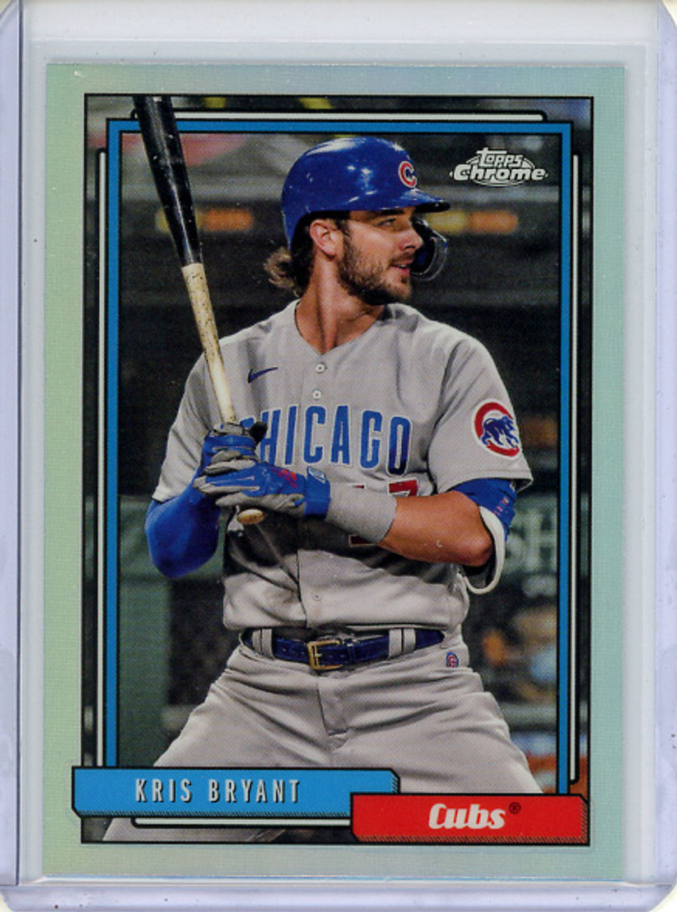 Kris Bryant 2021 Topps Update, 1992 Topps Redux Chrome #TC92-12