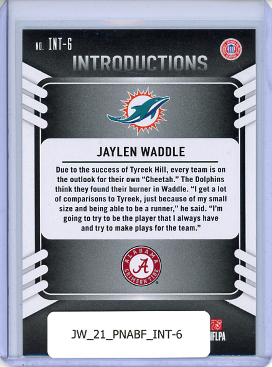 Jaylen Waddle 2021 Absolute, Introductions #INT-6