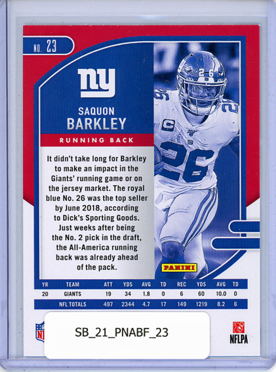 Saquon Barkley 2021 Absolute #23