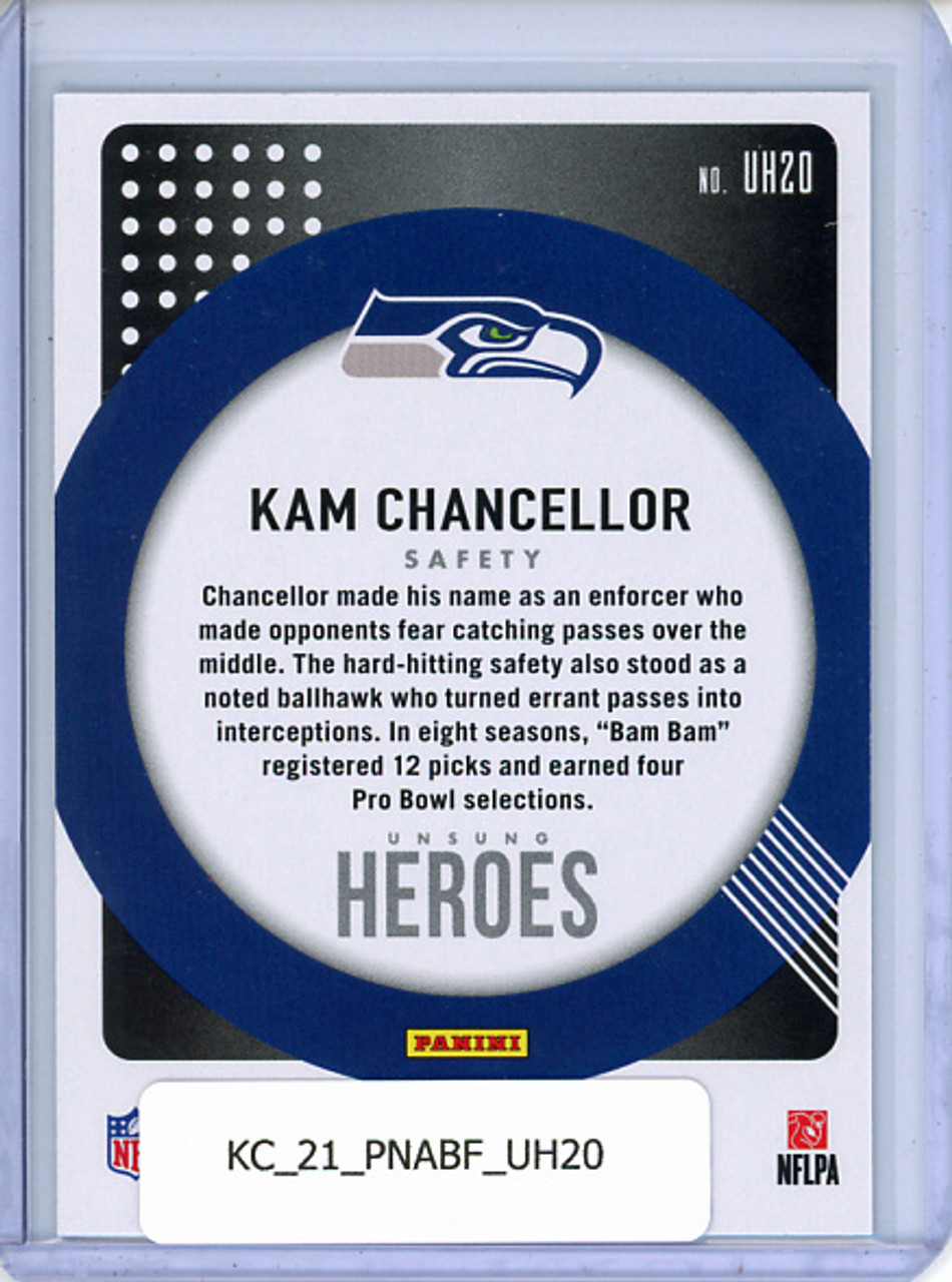 Kam Chancellor 2021 Absolute, Unsung Heroes #UH20