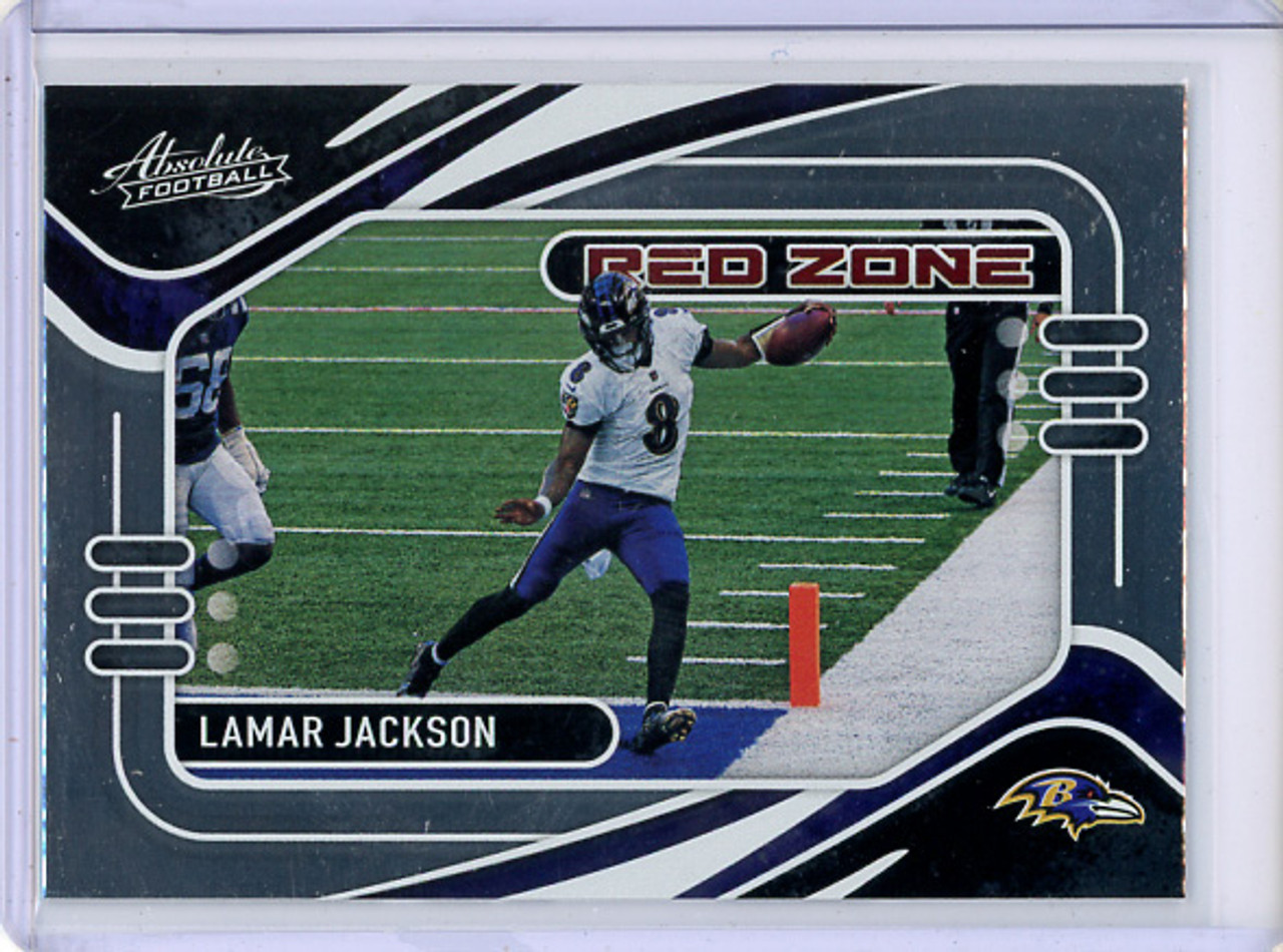Lamar Jackson 2021 Absolute, Red Zone #RZ20