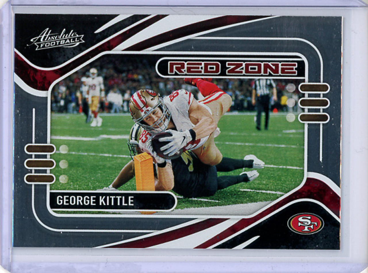 George Kittle 2021 Absolute, Red Zone #RZ6