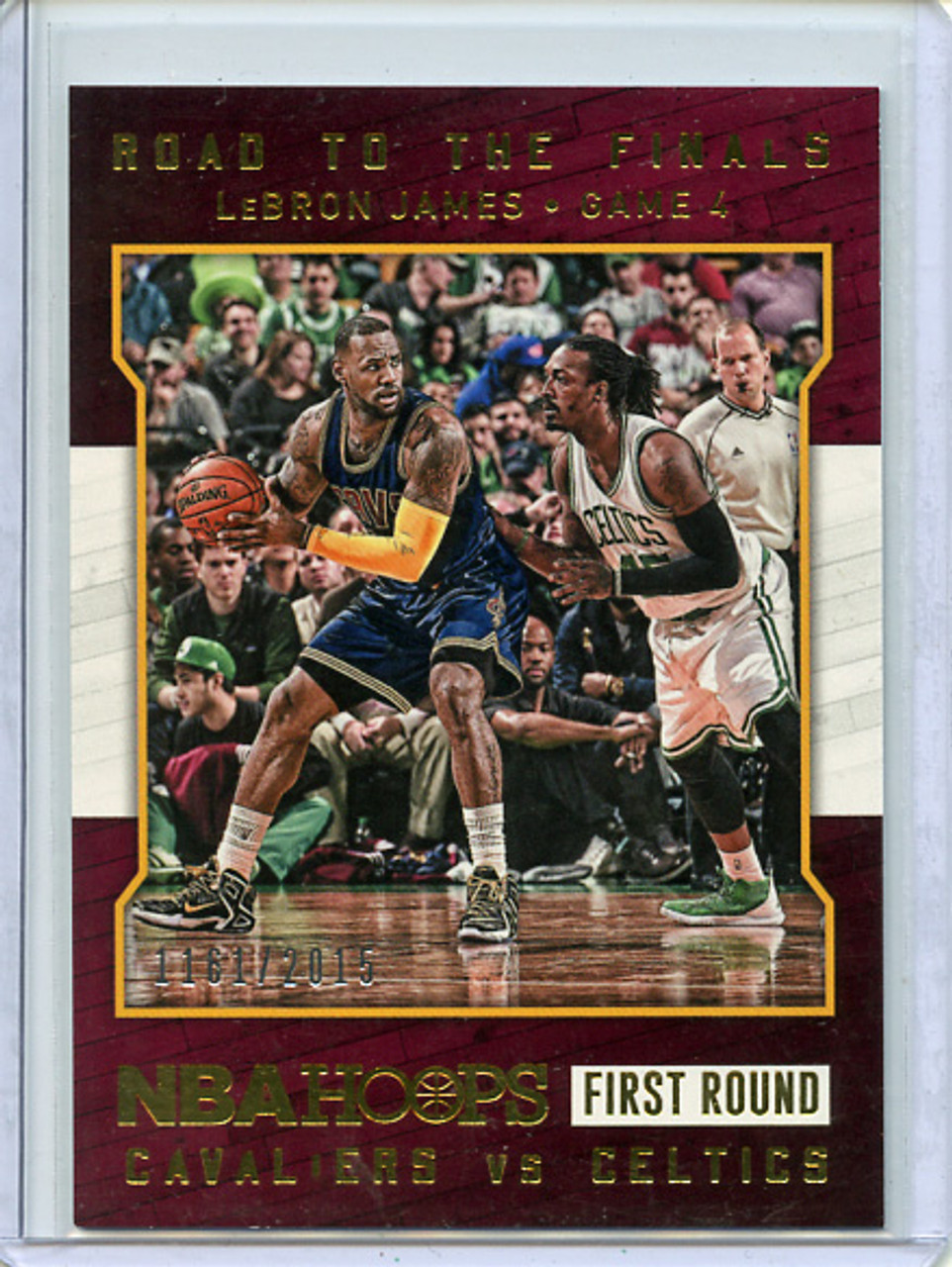 Lebron James 2015-16 Hoops, Road to the Finals #28 First Round (#1161/2015)