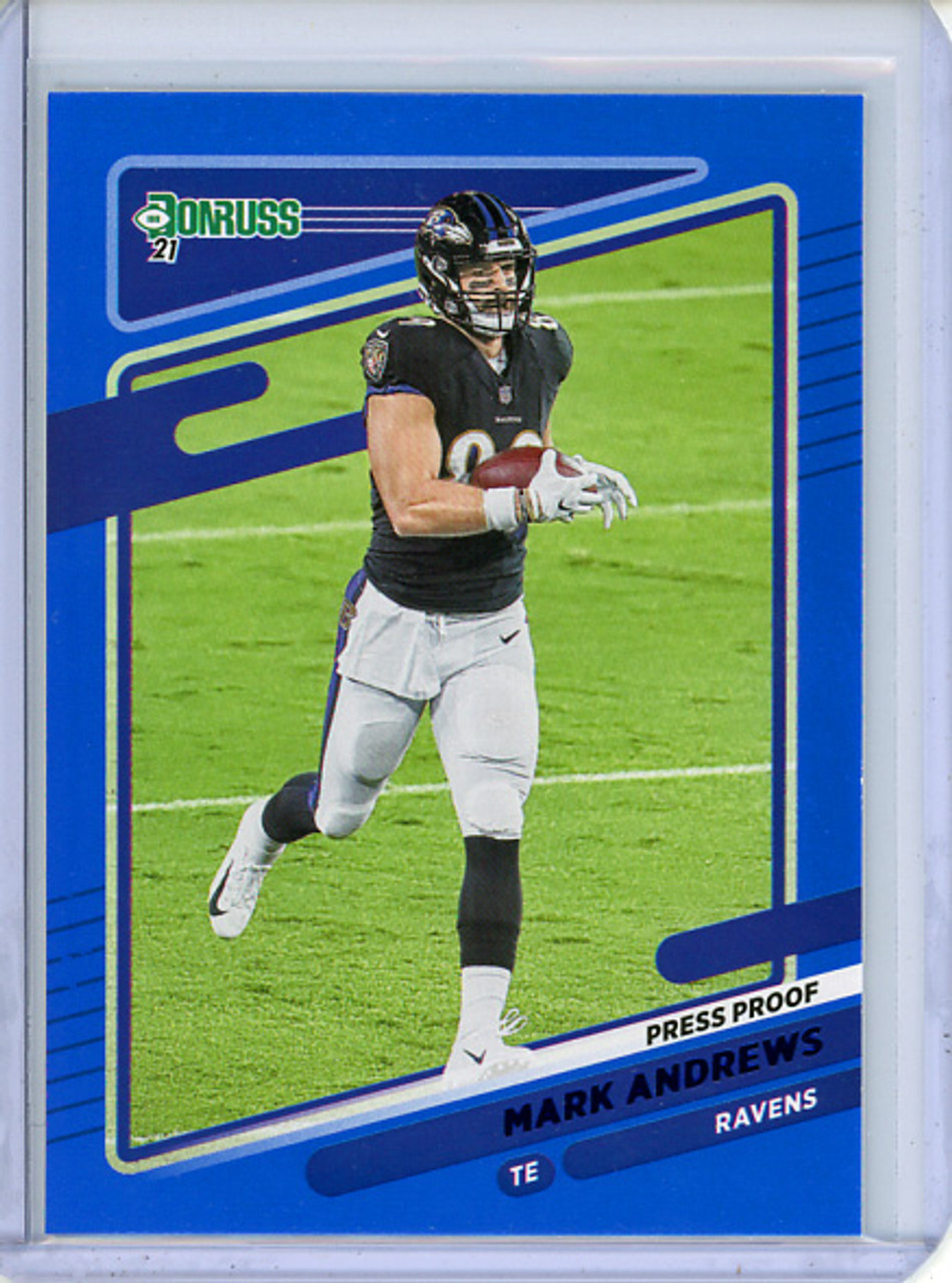 Mark Andrews 2021 Donruss #244 Press Proof Blue