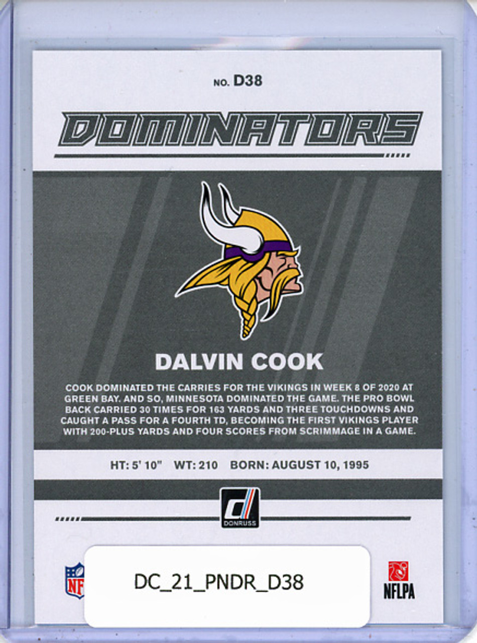 Dalvin Cook 2021 Donruss, Dominators #D38