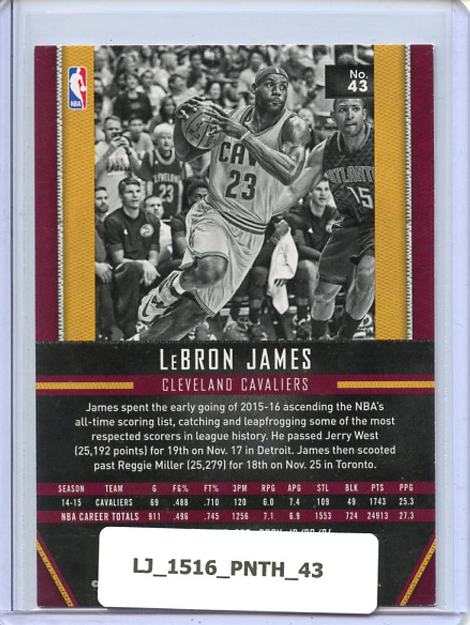 Lebron James 2015-16 Threads #43