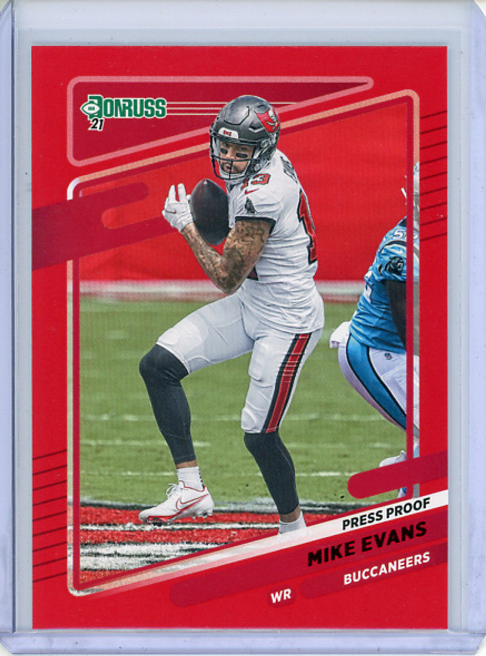 Mike Evans 2021 Donruss #101 Press Proof Red
