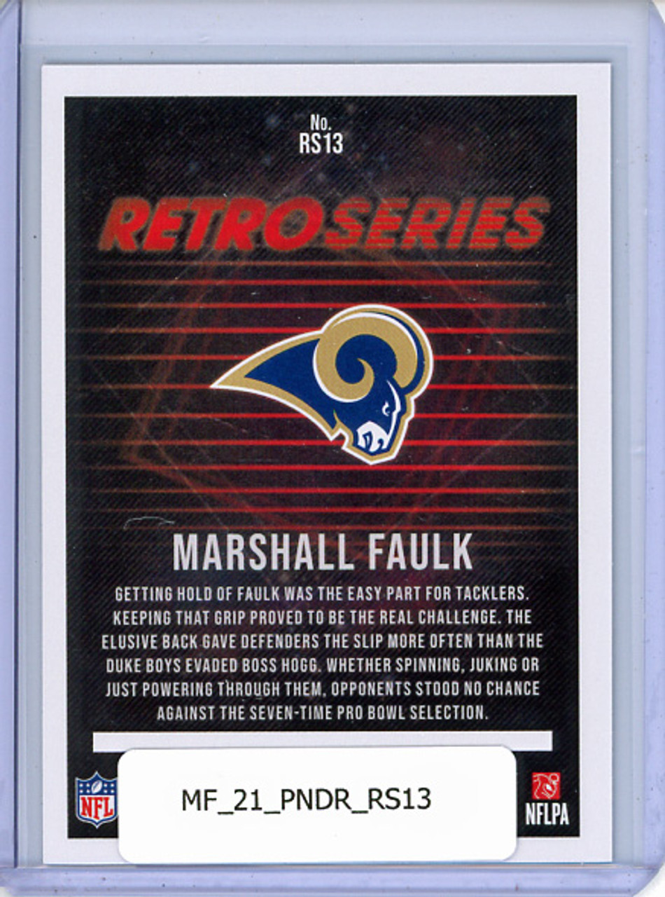 Marshall Faulk 2021 Donruss, Retro Series #RS13