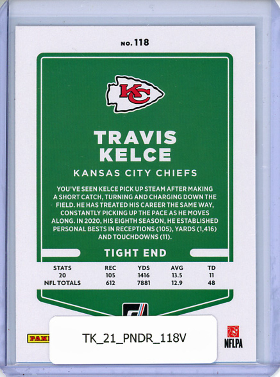 Travis Kelce 2021 Donruss #118 Variations