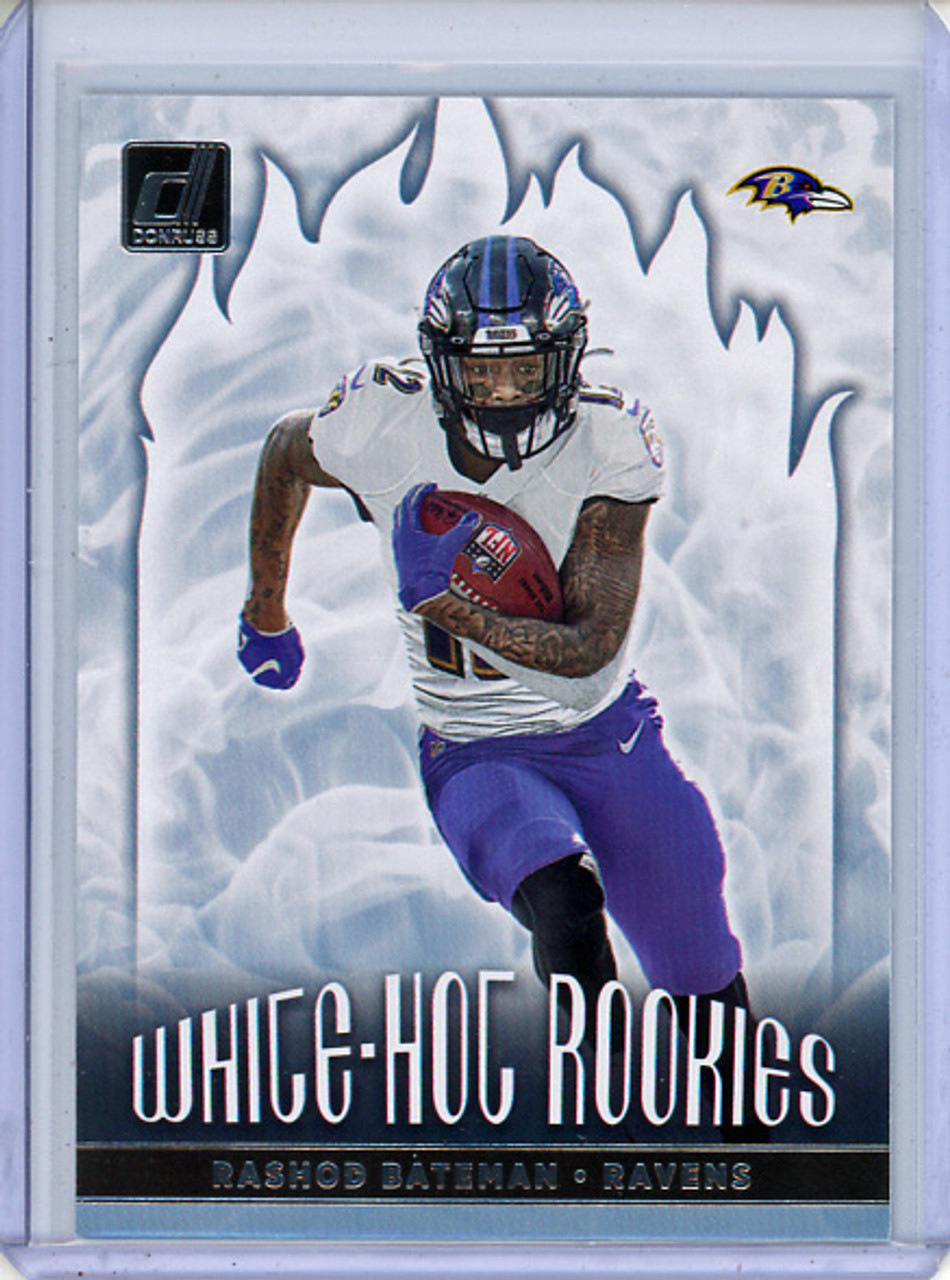 Rashod Bateman 2021 Donruss, White Hot Rookies #WHR-RBA