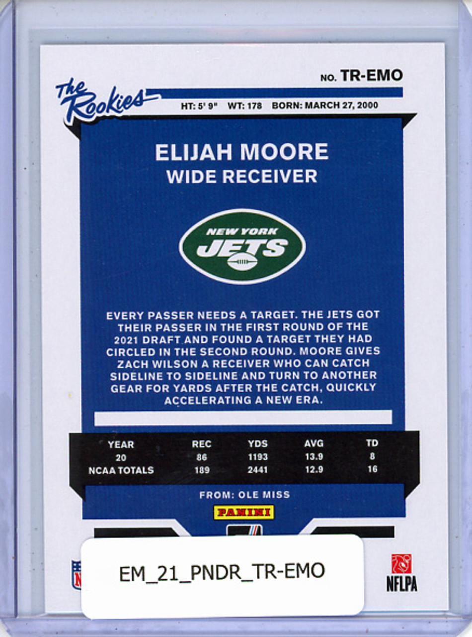 Elijah Moore 2021 Donruss, The Rookies #TR-EMO