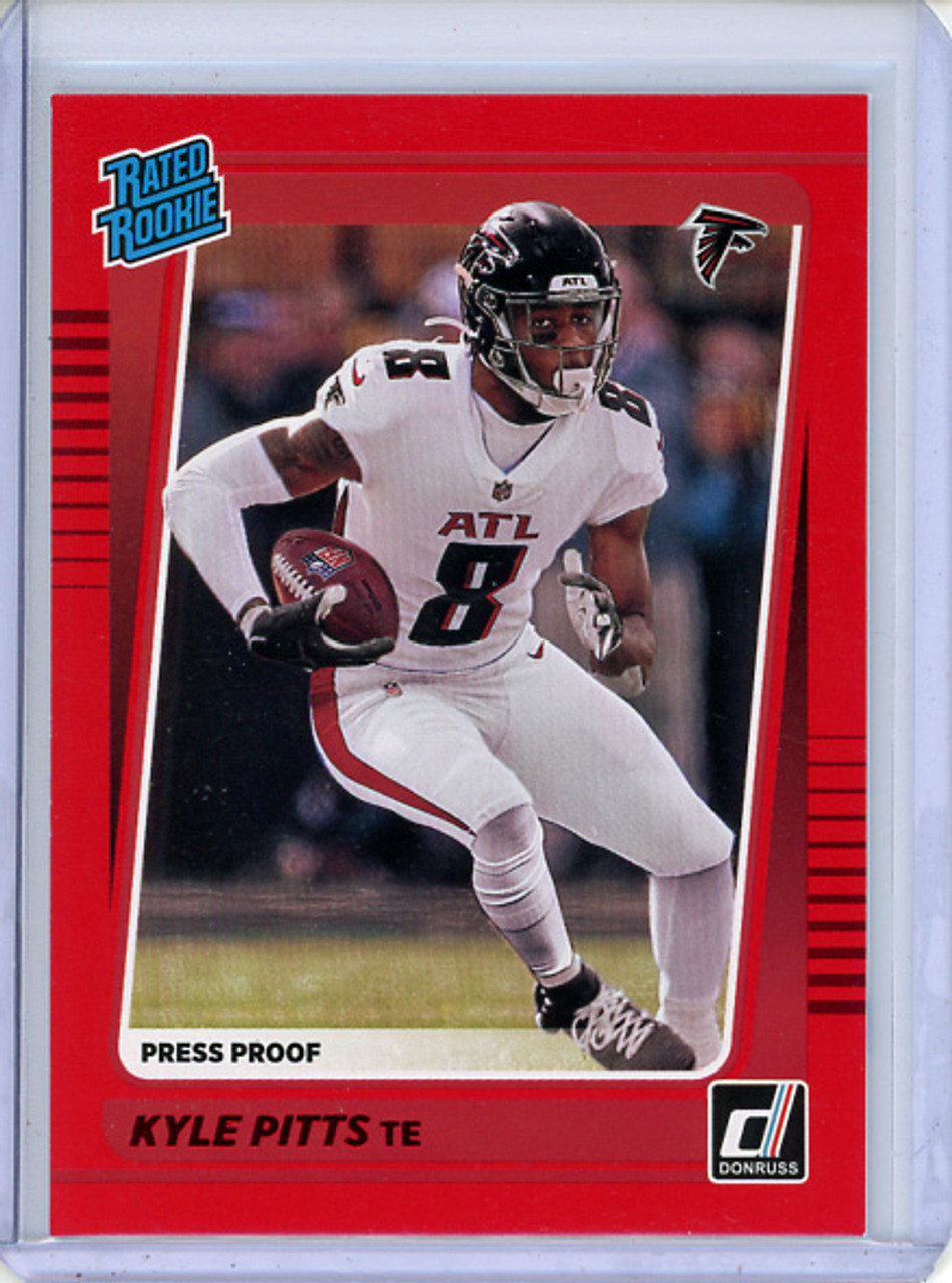 Kyle Pitts 2021 Donruss #260 Press Proof Red