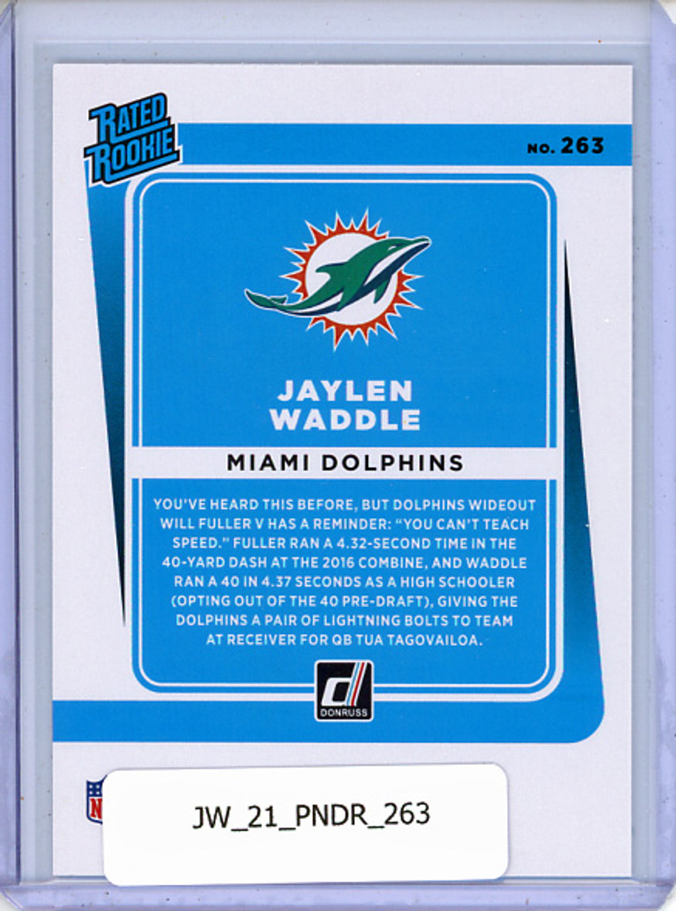 Jaylen Waddle 2021 Donruss #263