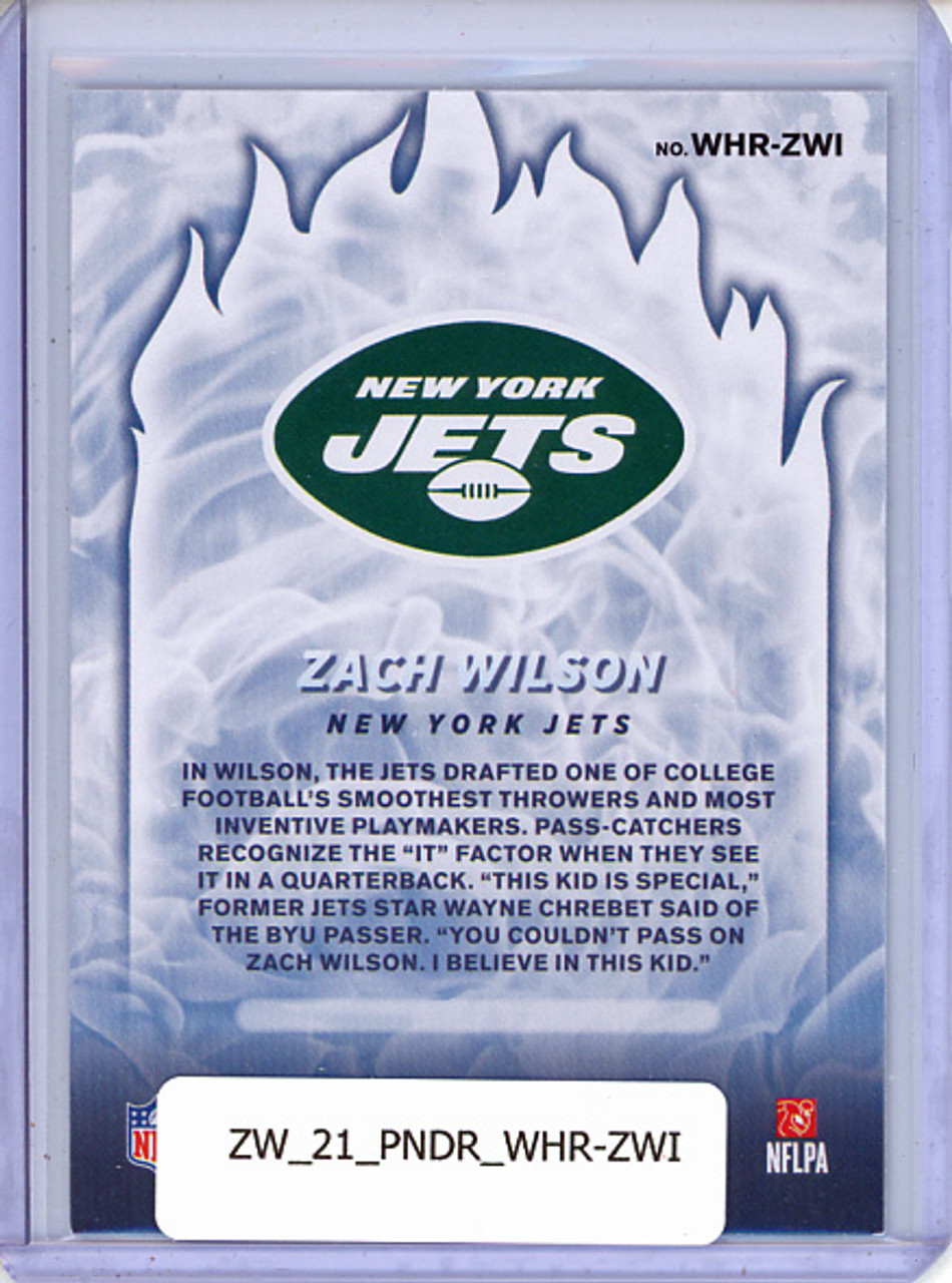 Zach Wilson 2021 Donruss, White Hot Rookies #WHR-ZWI