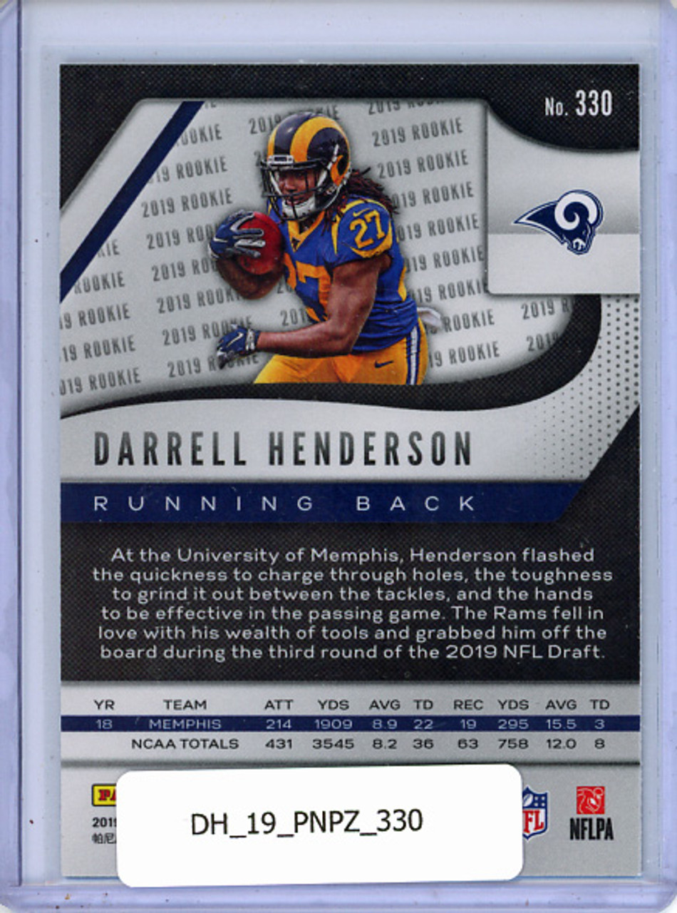 Darrell Henderson 2019 Prizm #330