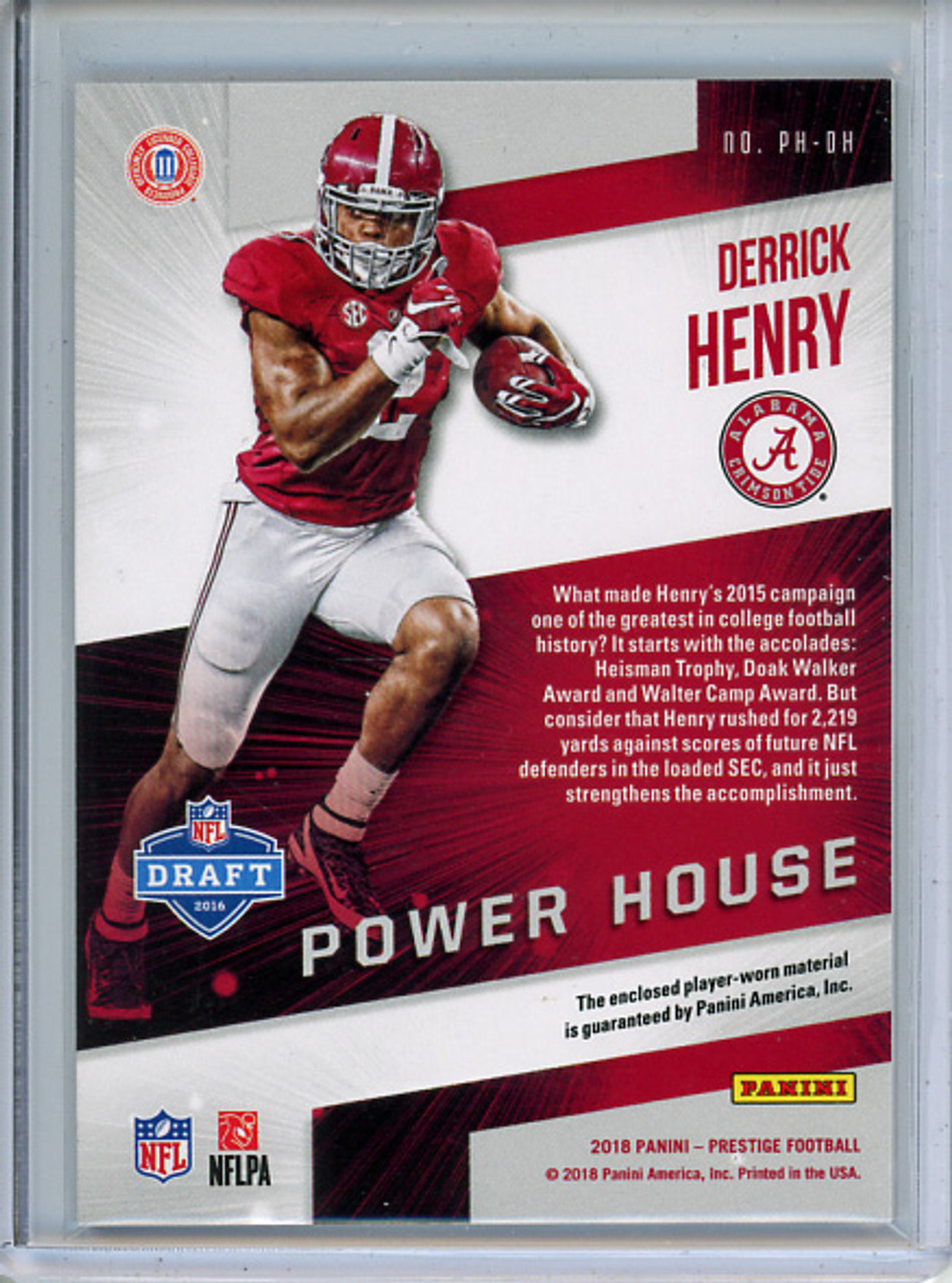 Derrick Henry 2018 Prestige, Power House Jerseys #PH-DH (1)