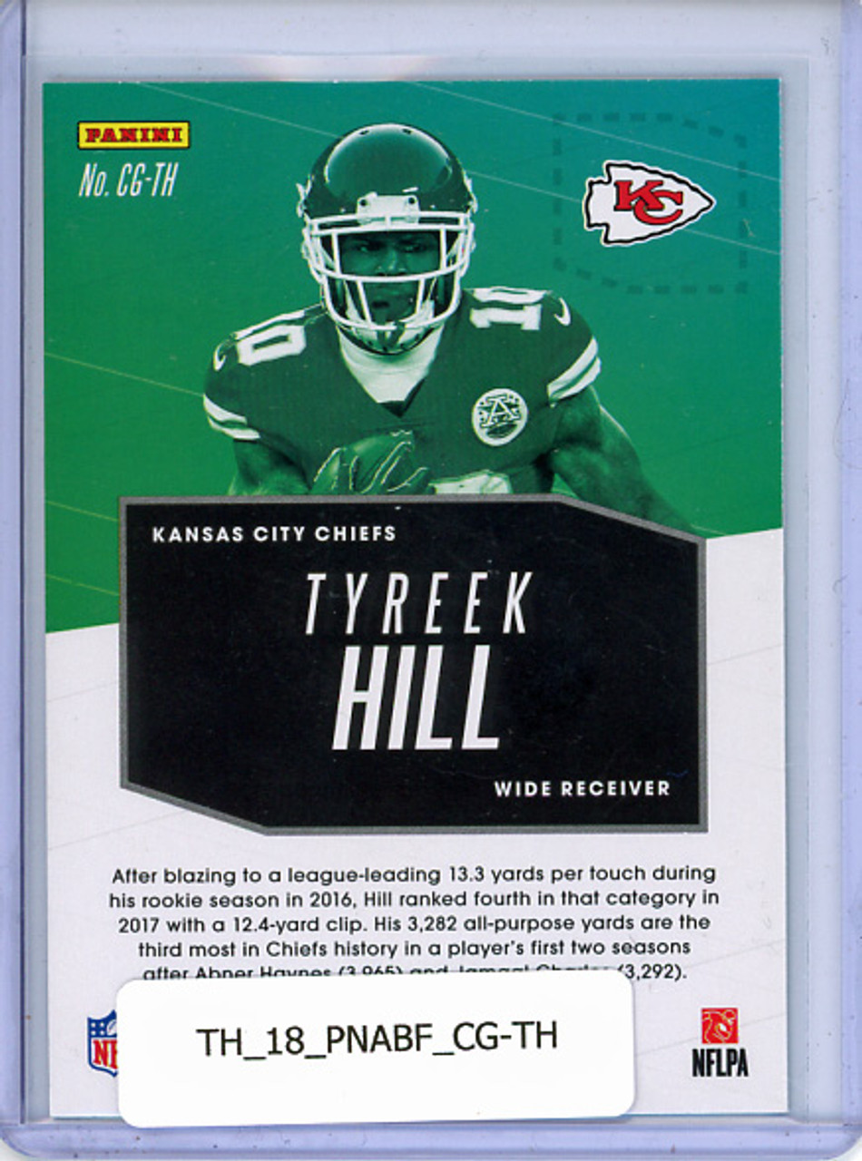 Tyreek Hill 2018 Absolute, Covering Ground #CG-TH