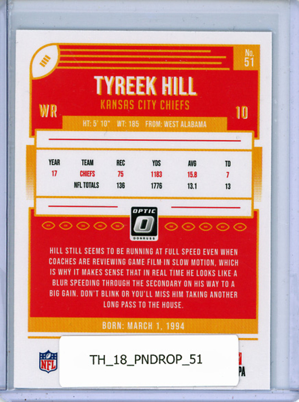 Tyreek Hill 2018 Donruss Optic #51