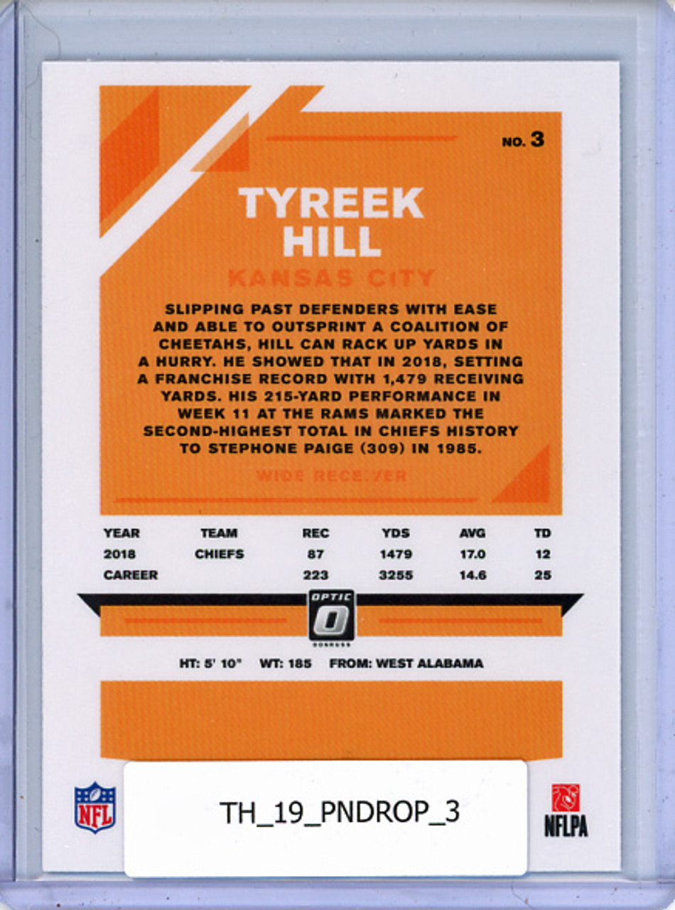 Tyreek Hill 2019 Donruss Optic #3
