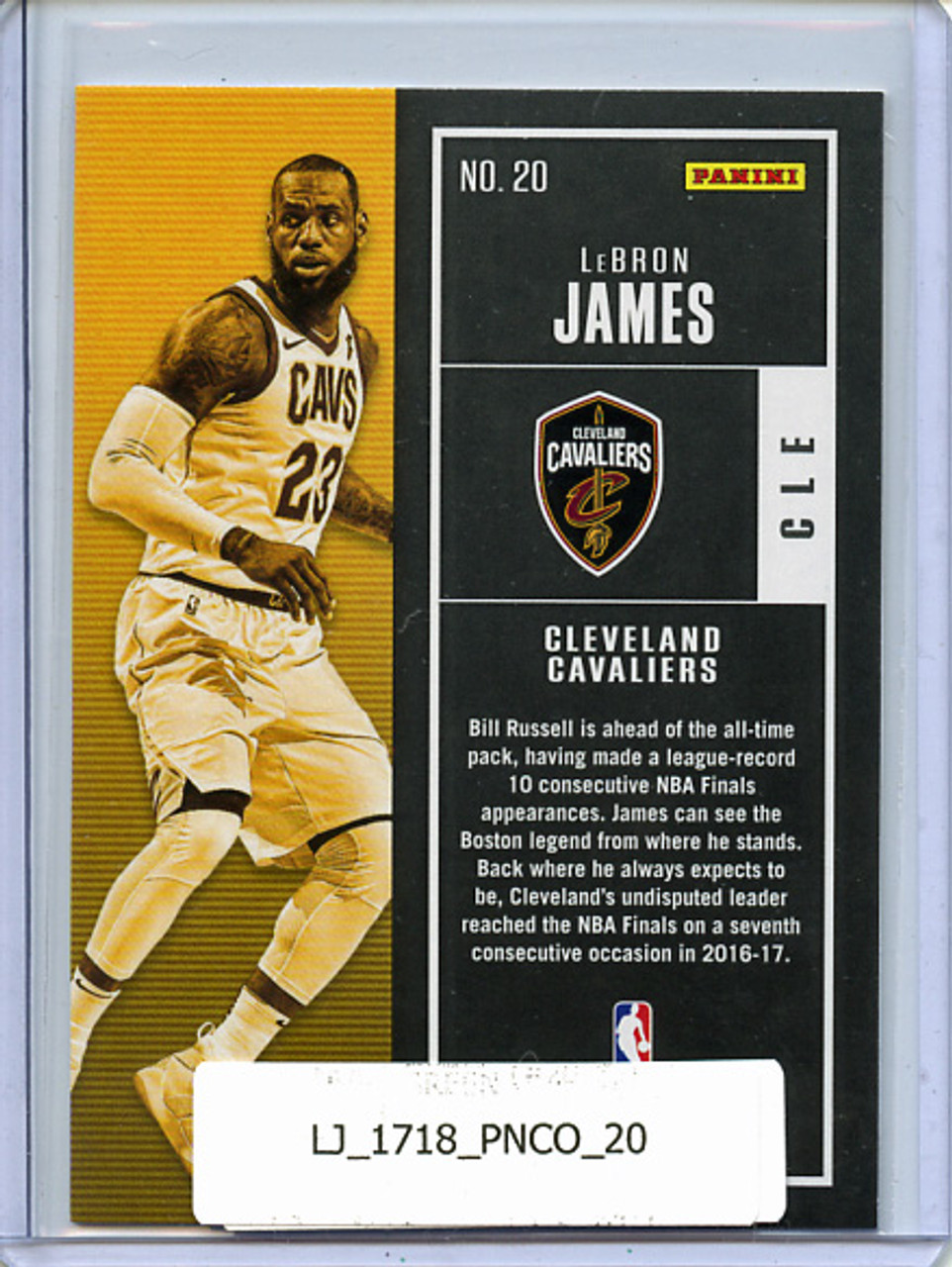 Lebron James 2017-18 Contenders #20