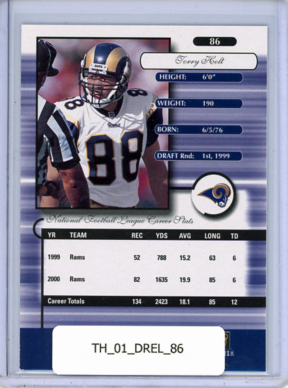 Torry Holt 2001 Donruss Elite #86