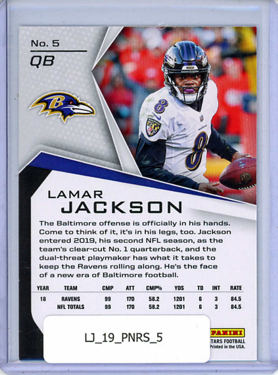 Lamar Jackson 2019 Rookies & Stars #5