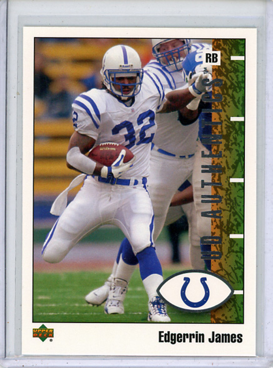 Edgerrin James 2002 UD Authentics #36