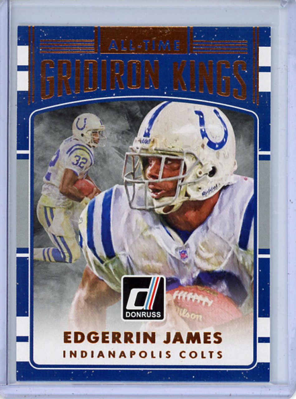 Edgerrin James 2016 Donruss, All-Time Gridiron Kings #5