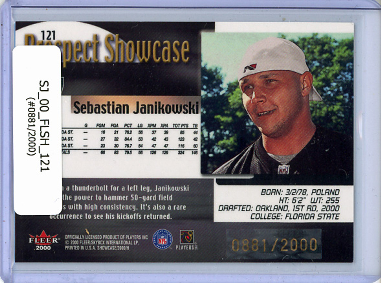 Sebastian Janikowski 2000 Showcase #121 (#0881/2000)