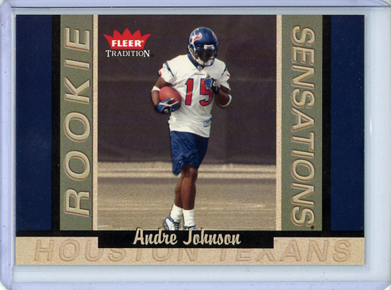 Andre Johnson 2003 Tradition, Rookie Sensations #RS14 (#1041/1250)