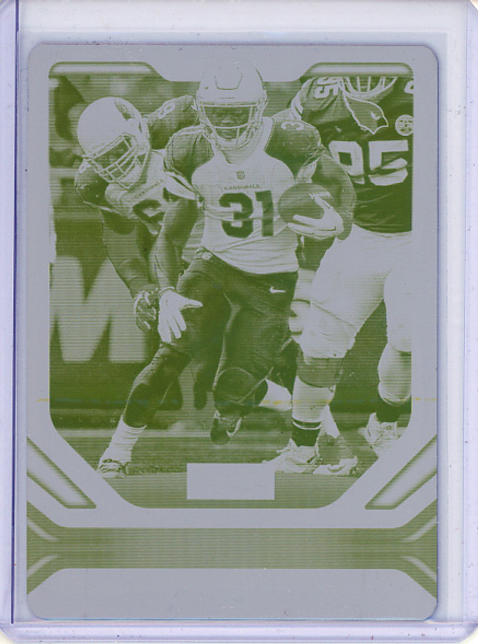 David Johnson 2019 Playbook #93 Printing Plates Yellow (#1/1)