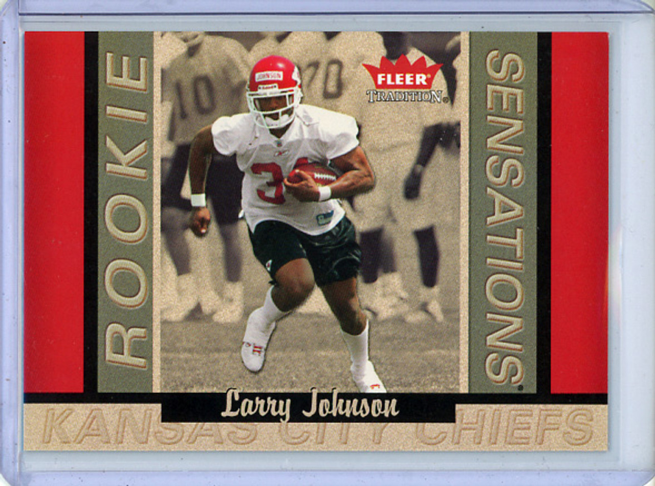 Larry Johnson 2003 Tradition, Rookie Sensations #RS12 (#1080/1250)