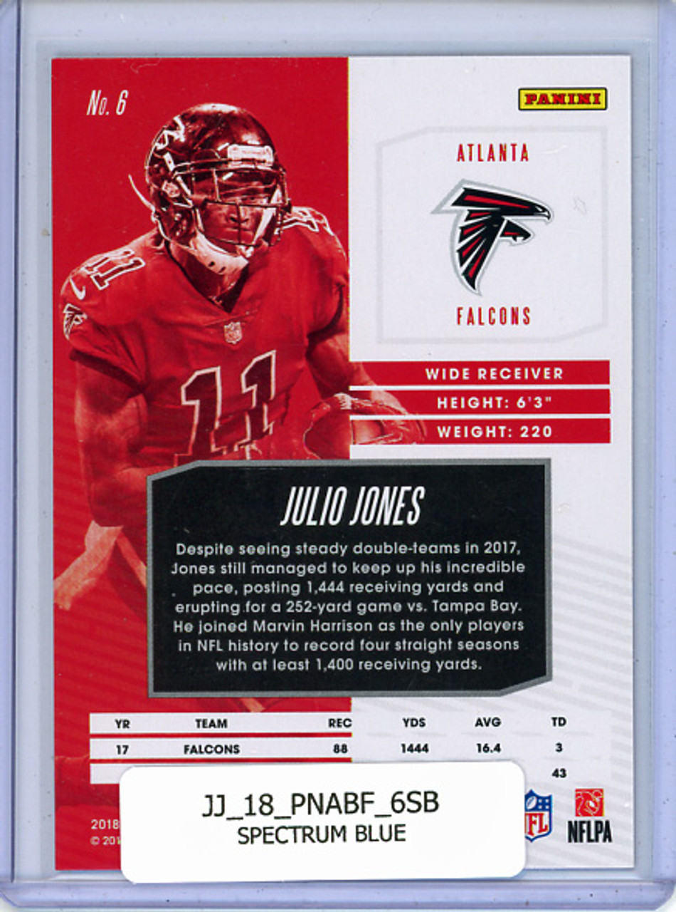 Julio Jones 2018 Absolute #6 Spectrum Blue