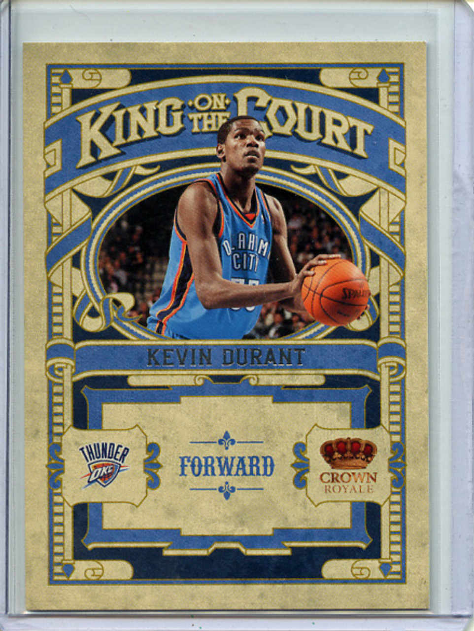 Kevin Durant 2009-10 Crown Royale, King on the Court #5