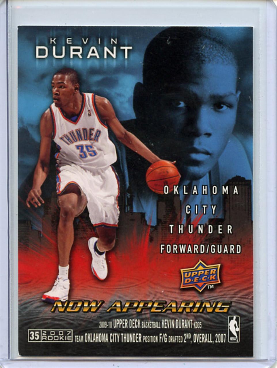 Kevin Durant 2009-10 Upper Deck, Now Appearing #NA-7