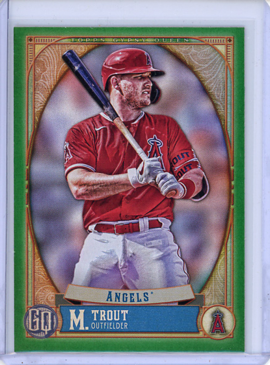 Mike Trout 2021 Gypsy Queen #244 Green
