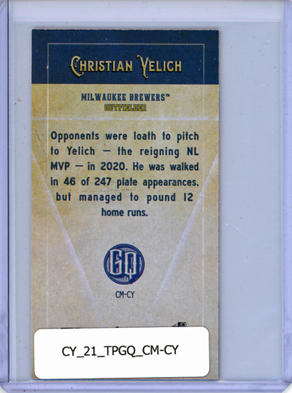 Christian Yelich 2021 Gypsy Queen, Captains Mini #CM-CY