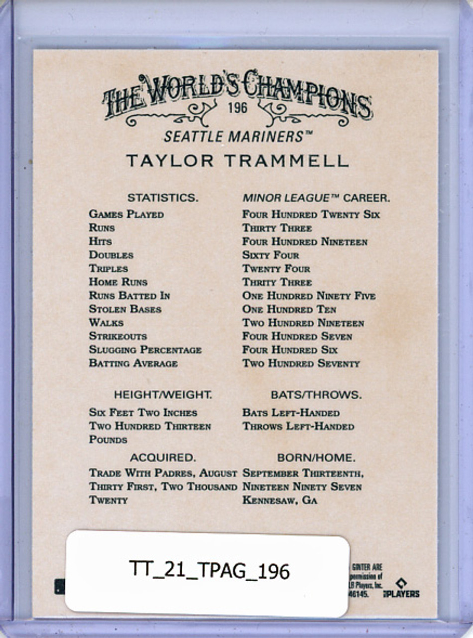 Taylor Trammell 2021 Allen & Ginter #196