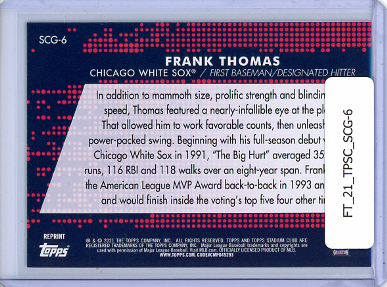 Frank Thomas 2021 Stadium Club, Stadium Club Greats #SCG-6