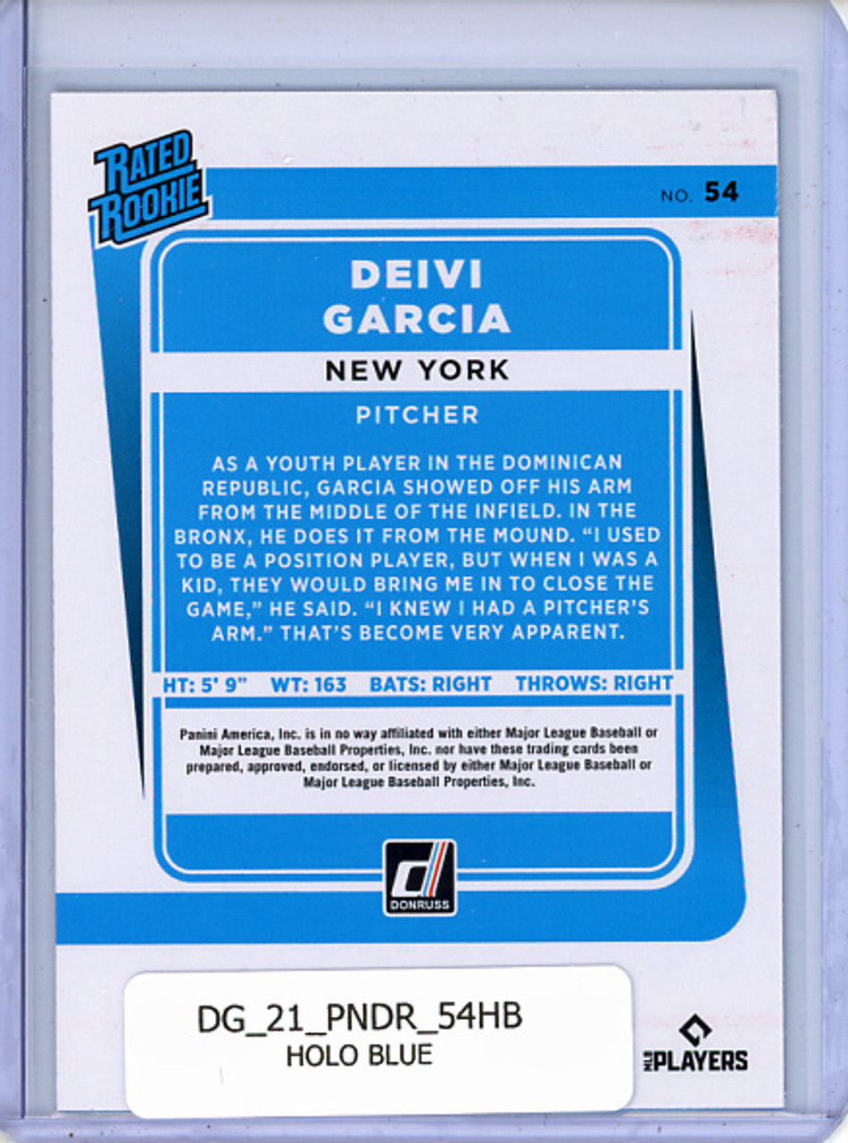 Deivi Garcia 2021 Donruss #54 Holo Blue
