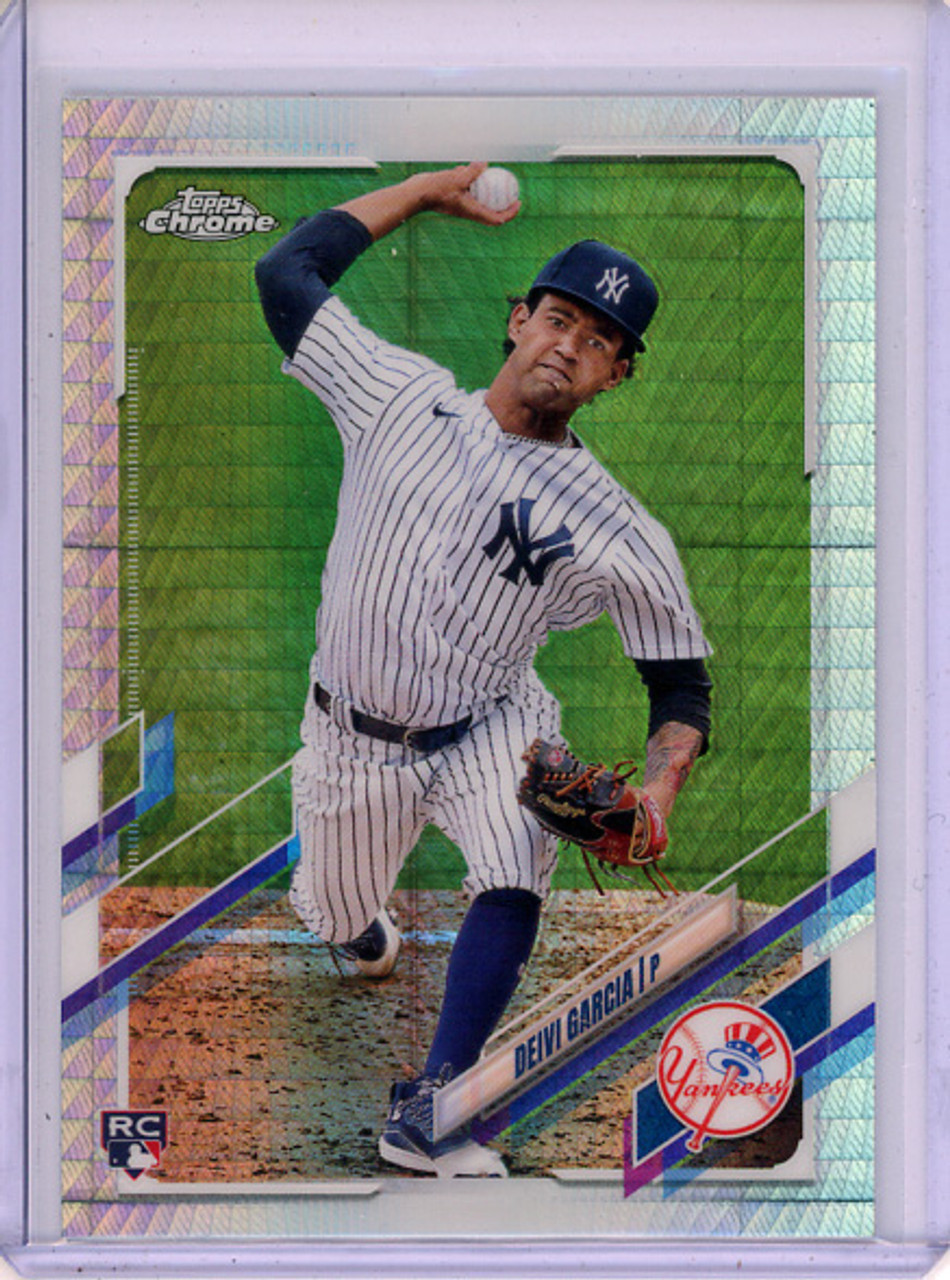 Deivi Garcia 2021 Topps Chrome #85 Prism Refractors