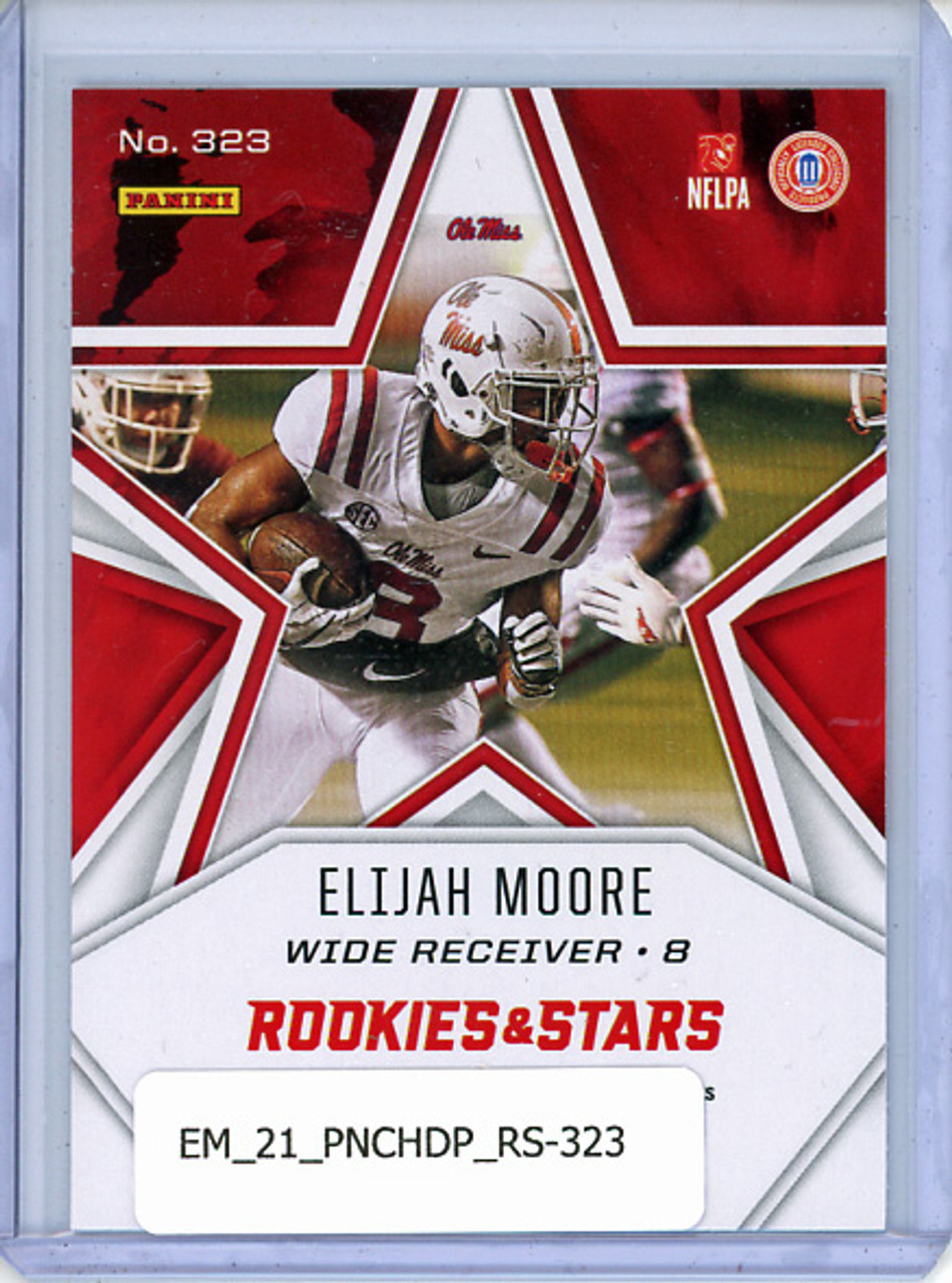 Elijah Moore 2021 Chronicles Draft Picks, Rookies & Stars #323