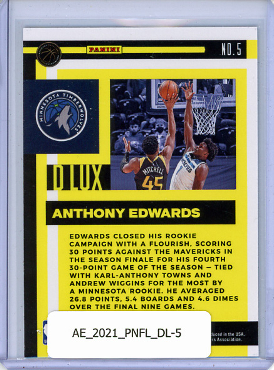 Anthony Edwards 2020-21 Flux, D Lux #5
