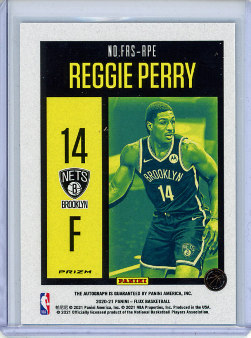 Reggie Perry 2020-21 Flux, Rookie Signatures #FRS-RPE (1)