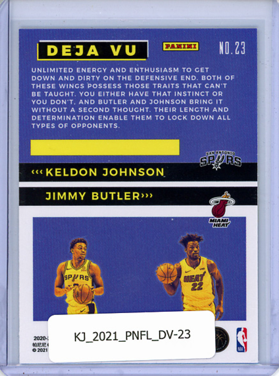 Keldon Johnson, Jimmy Butler 2020-21 Flux, Deja Vu #23