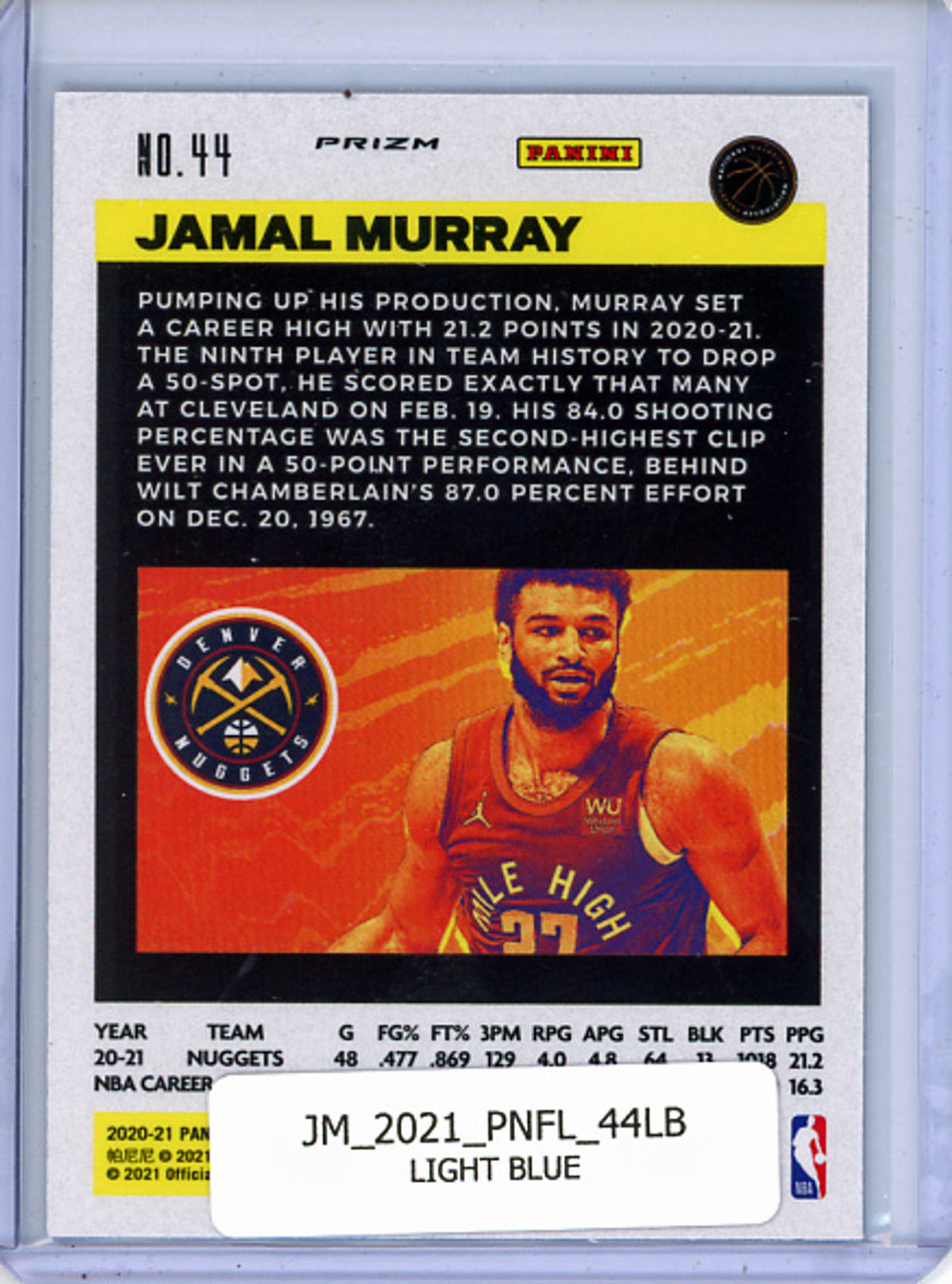 Jamal Murray 2020-21 Flux #44 Light Blue