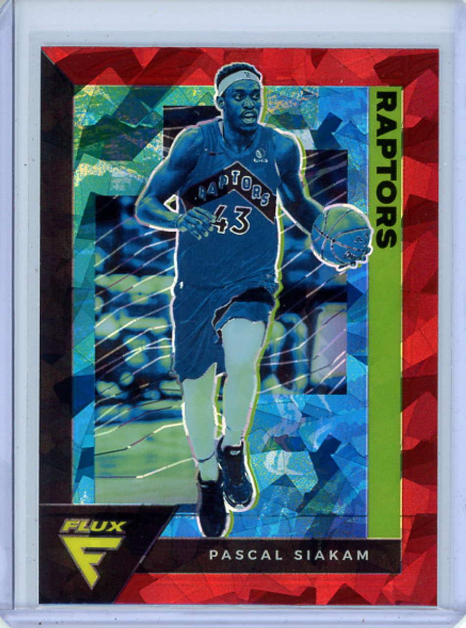 Pascal Siakam 2020-21 Flux #164 Red Cracked Ice