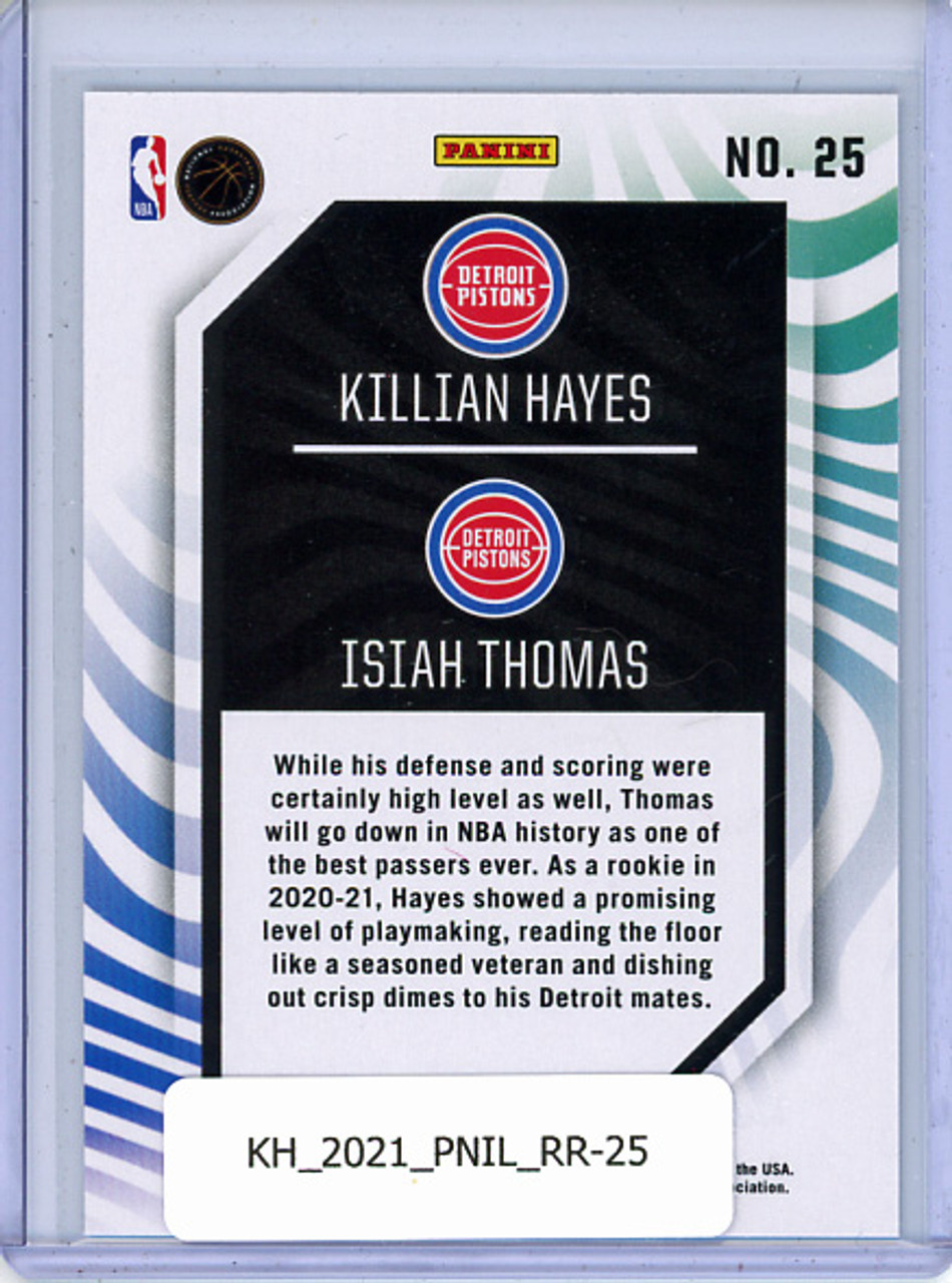 Killian Hayes, Isiah Thomas 2020-21 Illusions, Rookie Reflections #25